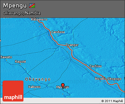 Political 3D Map of Mpengu