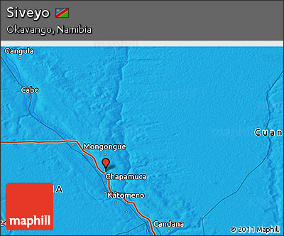 Political 3D Map of Siveyo