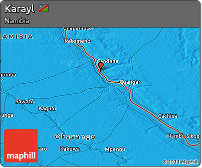 Political 3D Map of Karayl