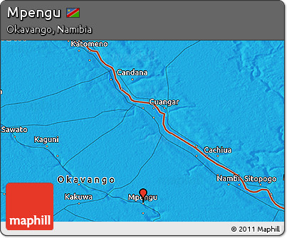 Political 3D Map of Mpengu