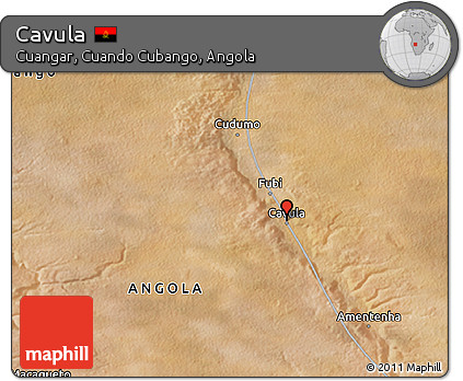 Satellite 3D Map of Cavula