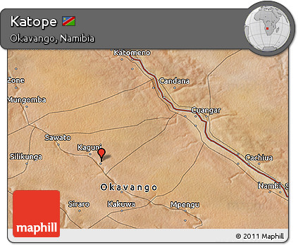 Satellite 3D Map of Katope