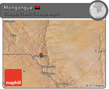 Satellite 3D Map of Mongongue