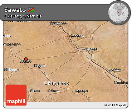 Satellite 3D Map of Sawato