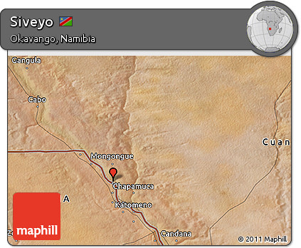 Satellite 3D Map of Siveyo