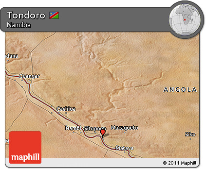 Satellite 3D Map of Tondoro