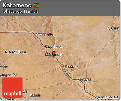 Satellite 3D Map of Katomeno