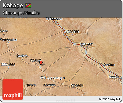 Satellite 3D Map of Katope