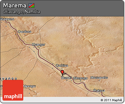 Satellite 3D Map of Marema