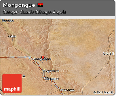 Satellite 3D Map of Mongongue