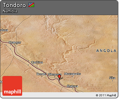 Satellite 3D Map of Tondoro