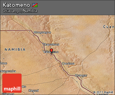 Satellite 3D Map of Katomeno