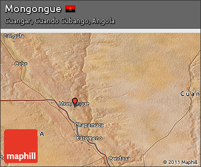 Satellite 3D Map of Mongongue