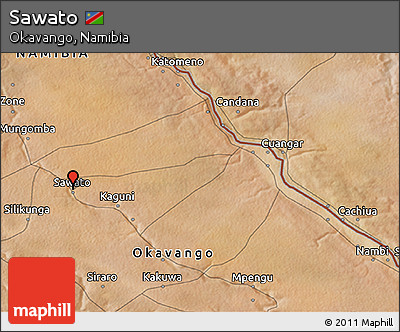 Satellite 3D Map of Sawato