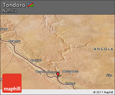 Satellite 3D Map of Tondoro