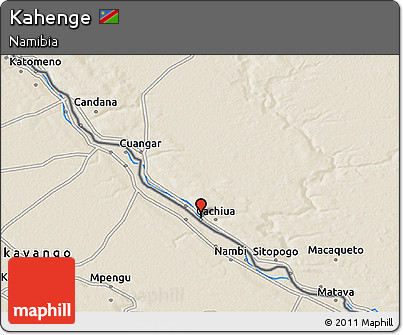 Shaded Relief 3D Map of Kahenge