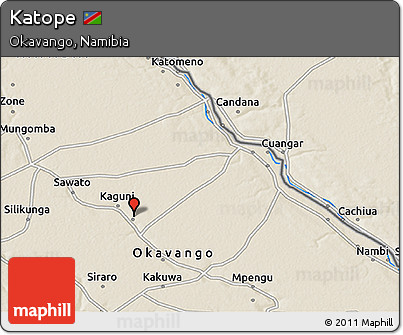 Shaded Relief 3D Map of Katope