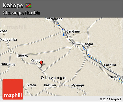 Shaded Relief 3D Map of Katope