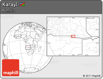 Blank Location Map of Karayl