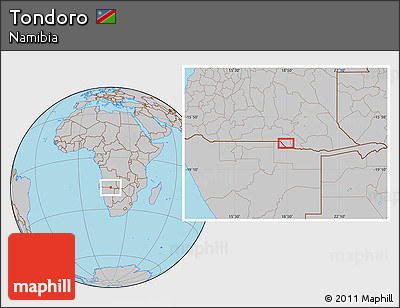 Gray Location Map of Tondoro
