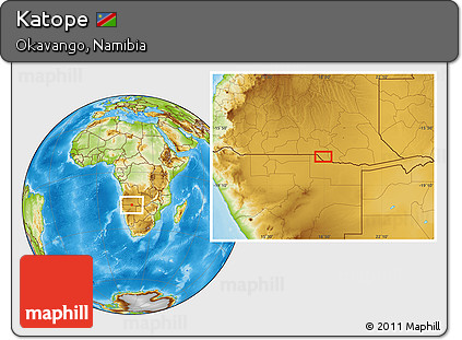 Physical Location Map of Katope