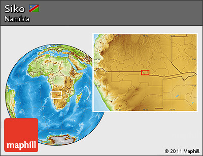 Physical Location Map of Siko