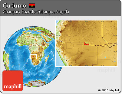 Physical Location Map of Cudumo