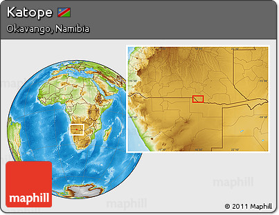 Physical Location Map of Katope