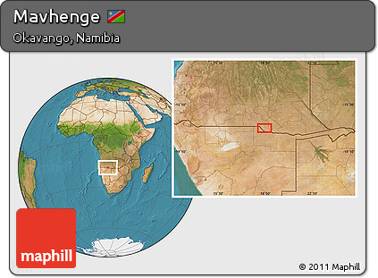Satellite Location Map of Mavhenge