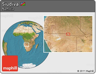 Satellite Location Map of Siudiva