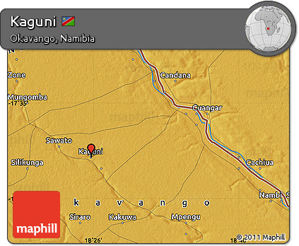 Physical Map of Kaguni