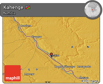 Physical Map of Kahenge