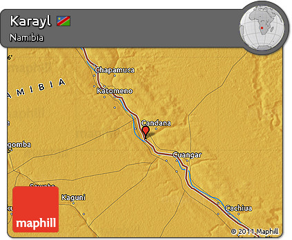 Physical Map of Karayl