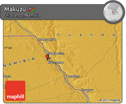 Physical Map of Makuzu