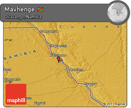 Physical Map of Mavhenge