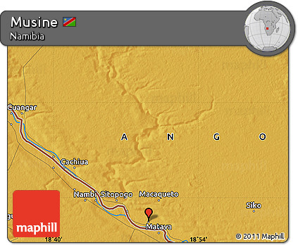 Physical Map of Musine