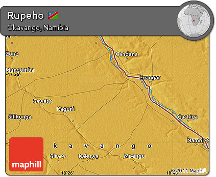 Physical Map of Rupeho