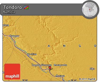 Physical Map of Tondoro