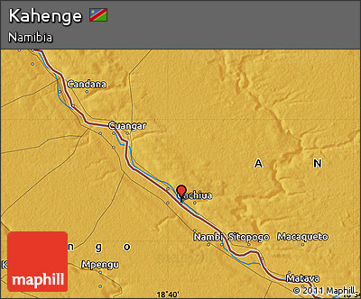 Physical Map of Kahenge
