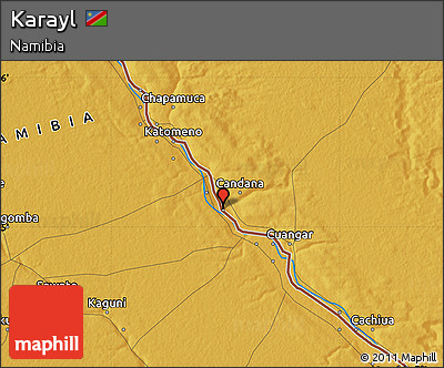 Physical Map of Karayl