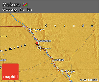 Physical Map of Makuzu