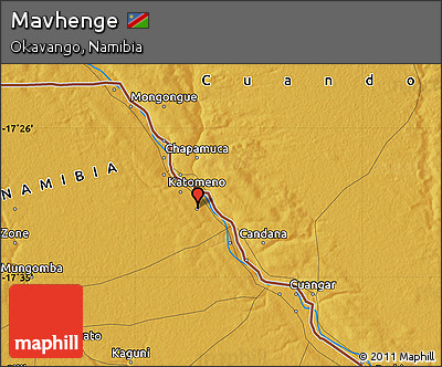 Physical Map of Mavhenge