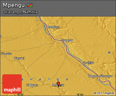 Physical Map of Mpengu