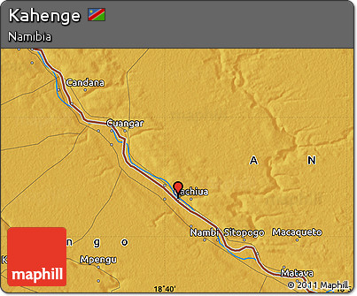 Physical Map of Kahenge