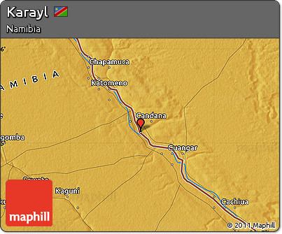 Physical Map of Karayl
