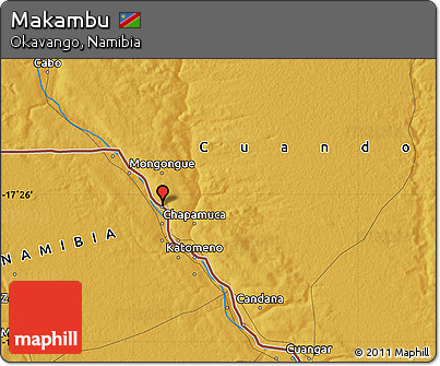 Physical Map of Makambu