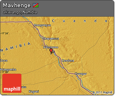 Physical Map of Mavhenge