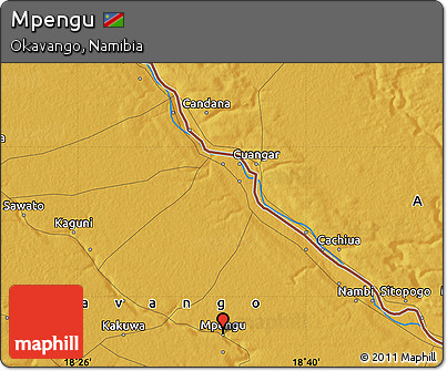 Physical Map of Mpengu