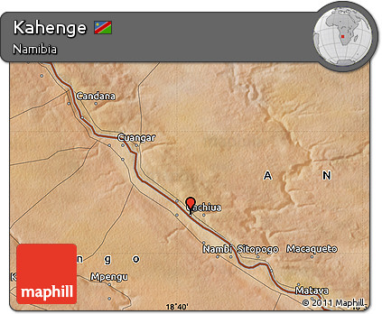 Satellite Map of Kahenge
