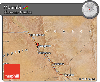 Satellite Map of Mbambi